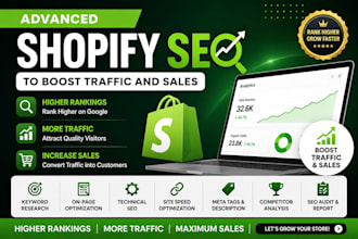 do advanced shopify SEO to boost traffic and sales