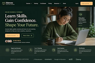 design squarespace onlinecourse website education platform website tutoring site