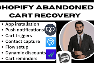 shopify abandoned cart recovery pushowl recart smsbump cartly firepush cartboss