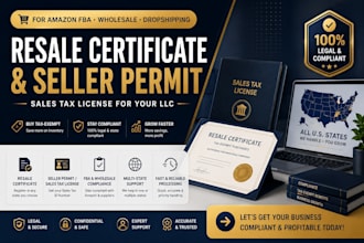 get resale certificate, seller permit in all US states