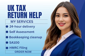 file UK self assessment tax return sa100 hmrc for self employed and landlord