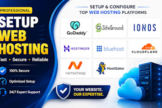 setup godaddy siteground ionos hostinger bluehost cloudflare namecheap hostgator