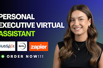 personal executive virtual assistant for administrative support social media va