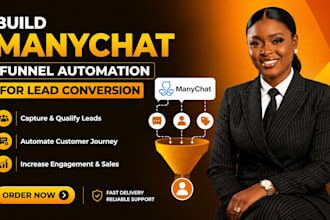 build manychat funnel automation for lead conversion