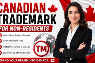file a canadian trademark application for non residents and international brands
