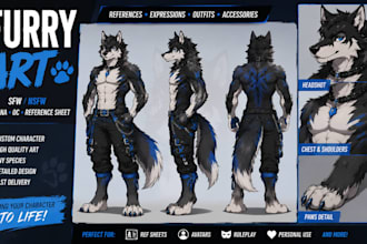 draw furry reference sheet furry design furry sticker furry art furry nsfw
