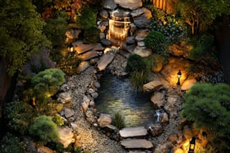 create custom landscape solutions and designs