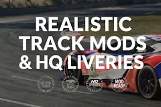 design realistic assetto corsa track mods and high quality liveries