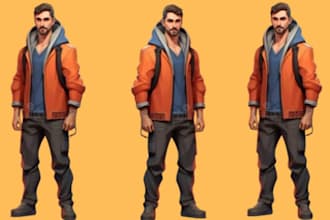 create 3d character modeling realistic or stylized