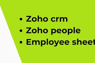 setup zoho crm one expert