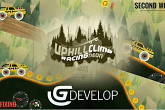 fix, optimize and reskin your 2d, 3d gdevelop, phaser, construct and HTML5 game