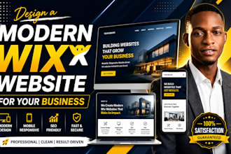 design a modern wix website for your business
