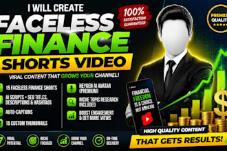 create faceless finance ai youtube videos ai investment heygen cash cow shorts