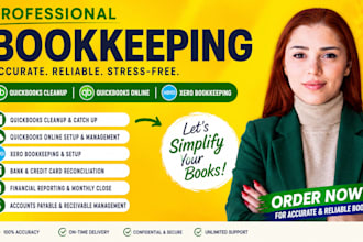 do quickbooks online setup, quickbooks cleanup, xero bookkeeping