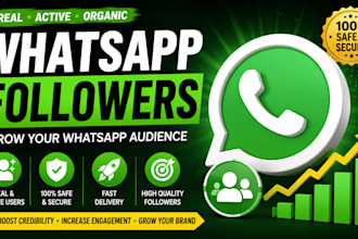 do whatsapp promotion, increase 900k targeted channel followers, vi telegram ads