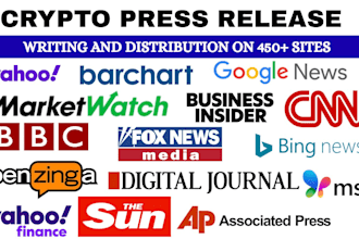 submit crypto news, coin, blockchain, crypto press release, write press release