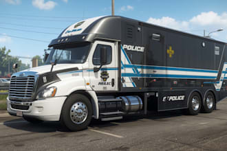 create realistic beamng roleplay vehicle packs for police ems and civilian