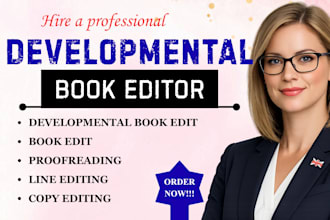 professional book editor, developmental, copy, line editing and proofreading