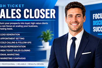 high ticket sales real estate sales closer real estate online sales sales agent
