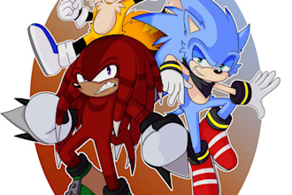 draw in my sonic mobian style