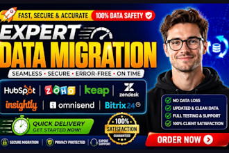 migrate hubspot zoho keap zendesk insightly omnisend bitrix24 data migration
