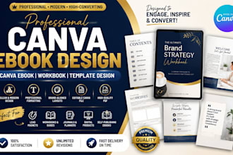 design canva ebook, canva ebook formatting, canva workbook canva template design