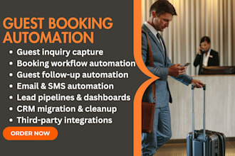 guest booking automation zoho bigin pipedrive odoo insightly activecampaign ghl