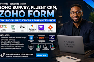 do zoho survey fluent crm zoho form calculation tally jotform zapier integration