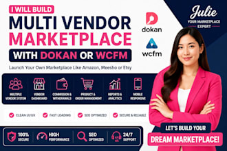 develop multi vendor ecommerce marketplace multivendorx dokan wcfm