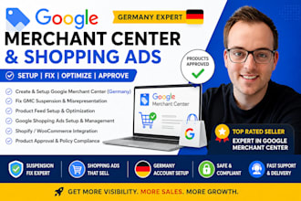 fix google merchant center suspension and merchant center misrepresentation