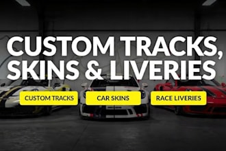 build custom assetto corsa tracks, car skins, and racing liveries