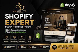specialize in shopify store design redesign and custom shopify website developme