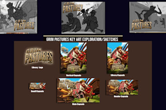 design a stunning steam hero image and header graphic for your game