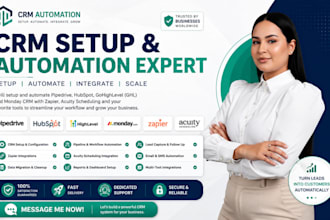 setup pipedrive crm hubspot crm ghl monday automation zapier acuity integration