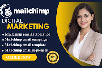 setup mailchimp email automation welcome sequence email campaign email marketing