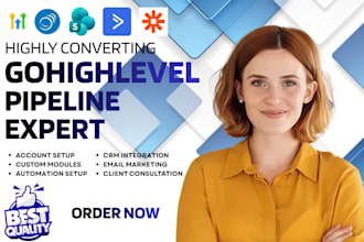 setup gohighlevel pipeline automation share active campaign zapier integration