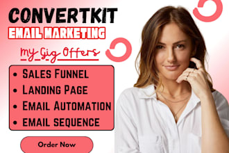setup convertkit newsletter kit landing page email sequence expert