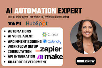 setup vapi ai hubspot close crm sync calendly make voice ai agent workflow