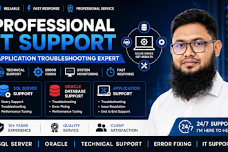 provide IT support and application troubleshooting