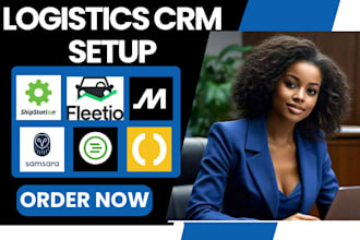 setup logistics crm transporeon shipstation fleetio onfleet samsara motive zoho