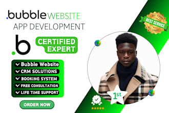 design bubble io website bubble mvp saas bubble app developer