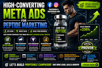 be your meta ads for high conversion peptide marketing for leads and sales