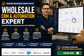 automate your wholesale operations, orders, clients, and inventory system