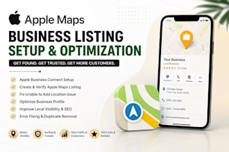 fix apple maps listing errors and verify apple business connect