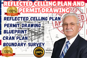 create crane lifting plans, reflected celling and boundary survey drawings