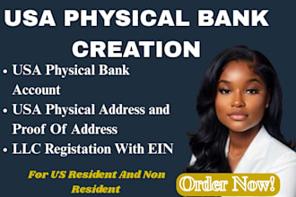 do usa bank creation get physical address and proof address for non resident