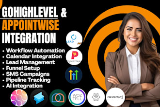 setup gohighlevel appointwise integration zapier assistable ai superchat woztell