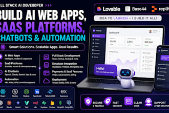 build lovable ai base44 replit ai web app saas platform ai chatbot automation