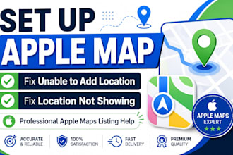 create apple maps verify apple maps location, fix issues unable to add location