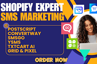 setup shopify sms marketing postscript convertway smsgo ysms txtcart ai grid